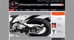 Desktop Screenshot of pitstopmcimport.no